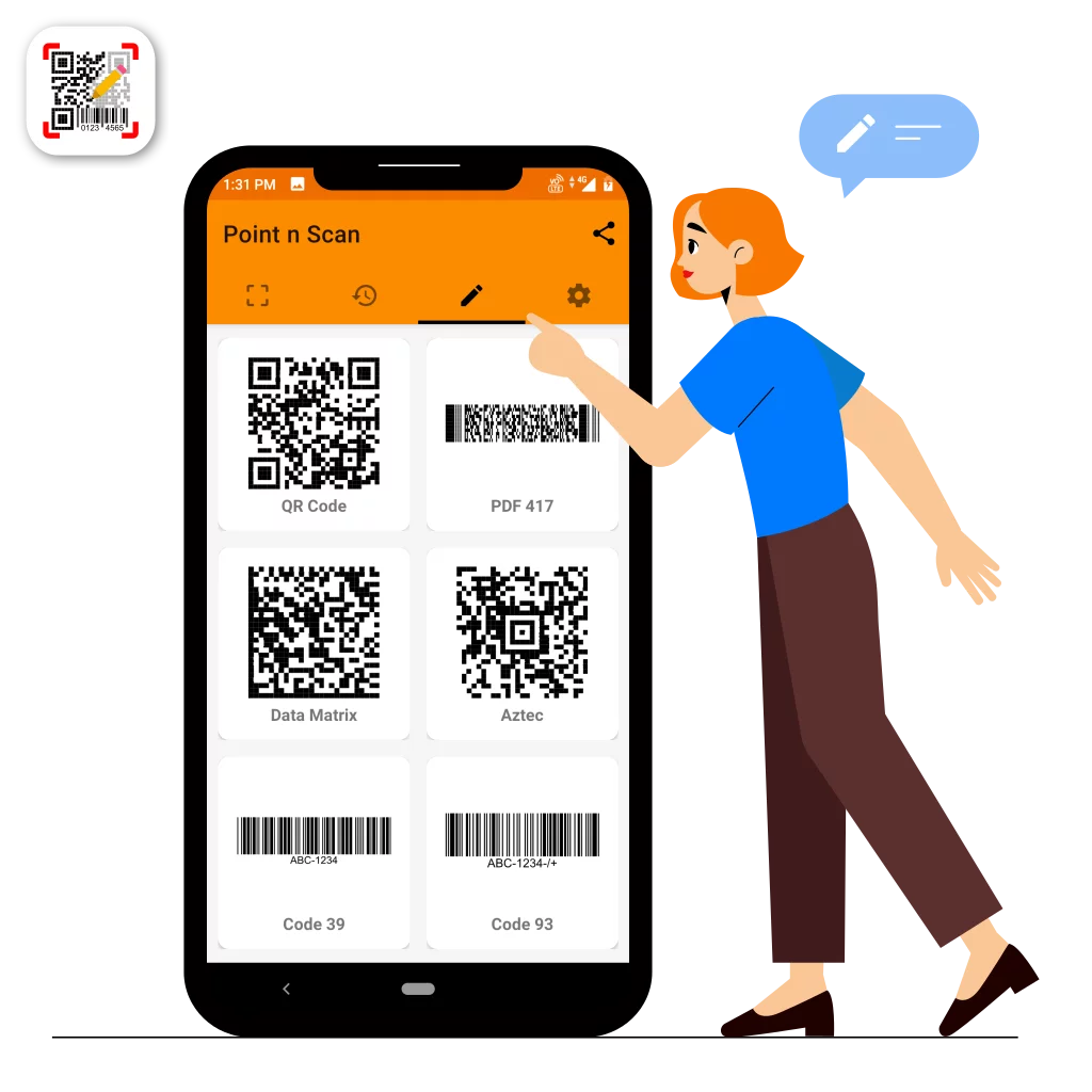QR & Barcode Maker & Scanner App