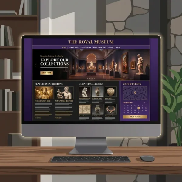 Custom Content Rich website