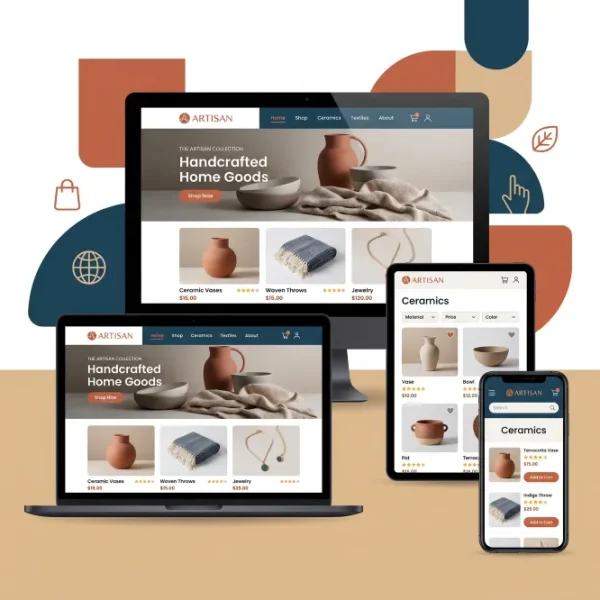 Template based Ecommerce website