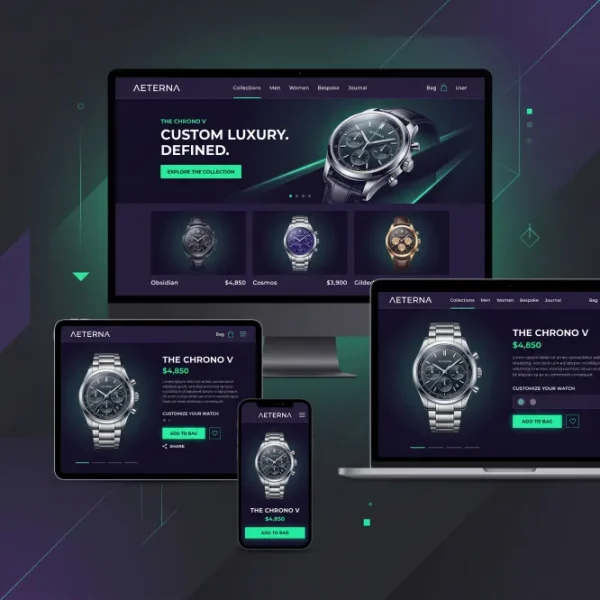 Template based Ecommerce website